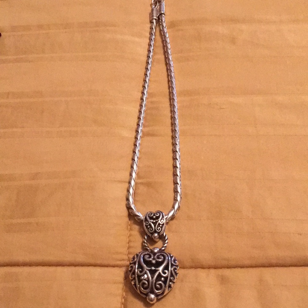 BRIGHTON PUFFED HEART NECKLACE